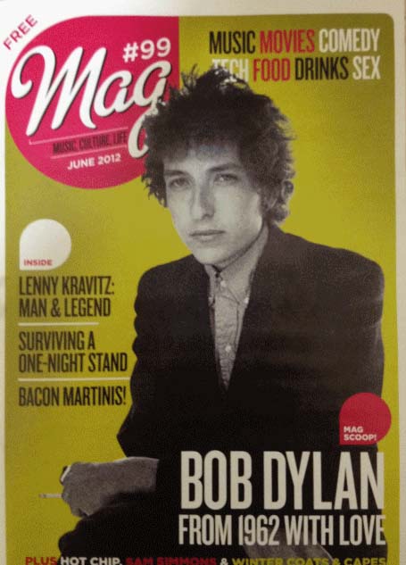 mag australia magazine Bob Dylan front cover