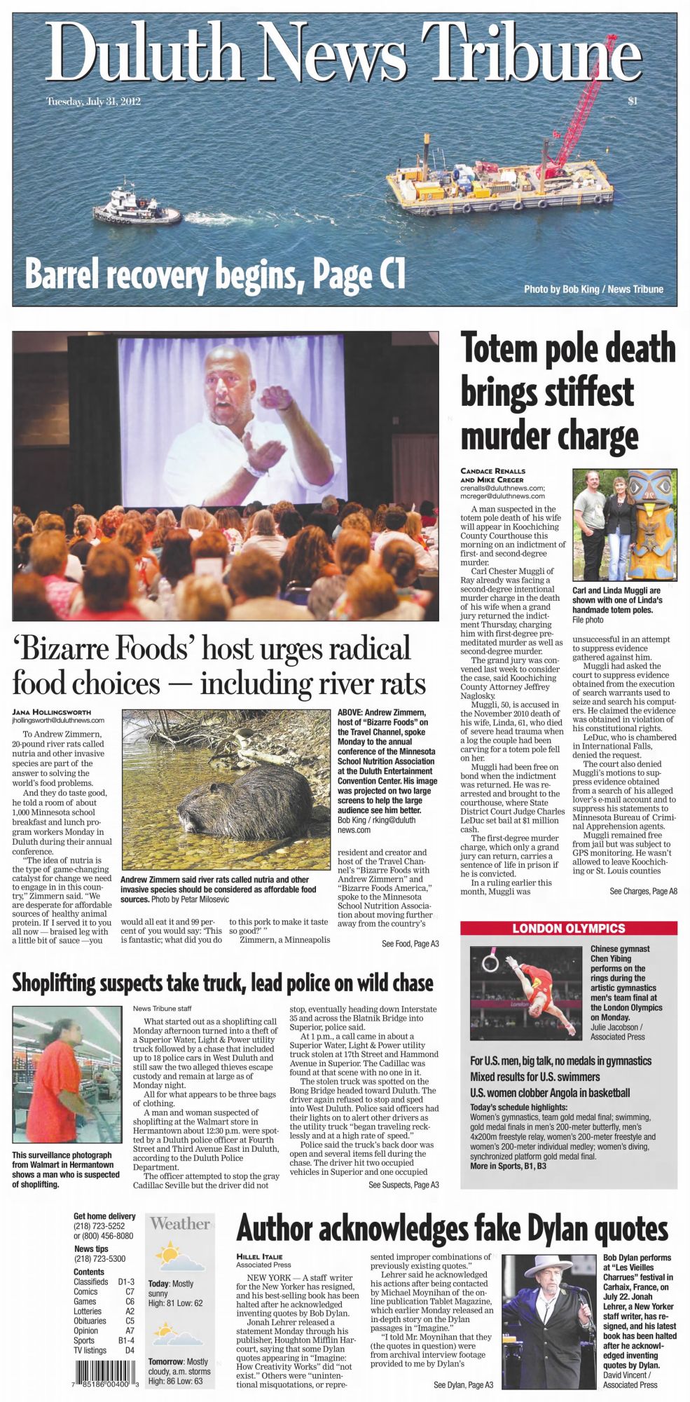 Duluth News Tribute