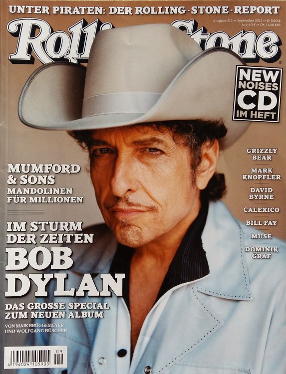 rolling stone magazine germany #215 Bob Dylan front cover