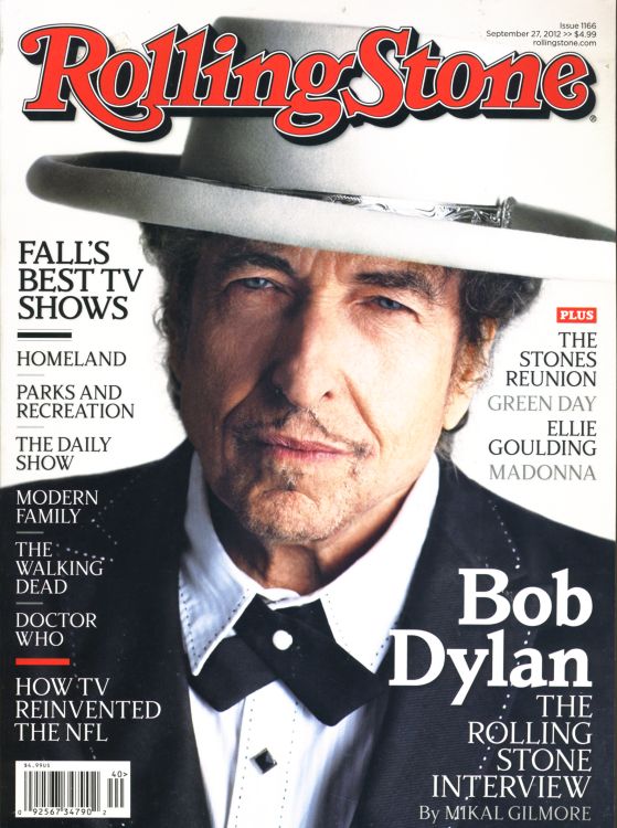 Rolling Stone US magazine Bob Dylan front cover