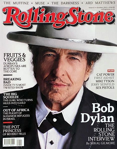 Rip It Up, New Zealand magazine Bob Dylan front cover