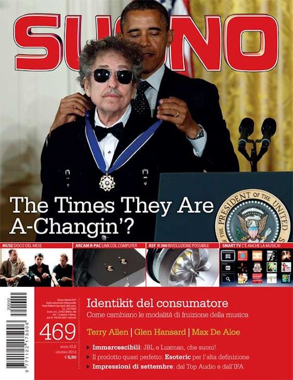 suono magazine Bob Dylan front cover