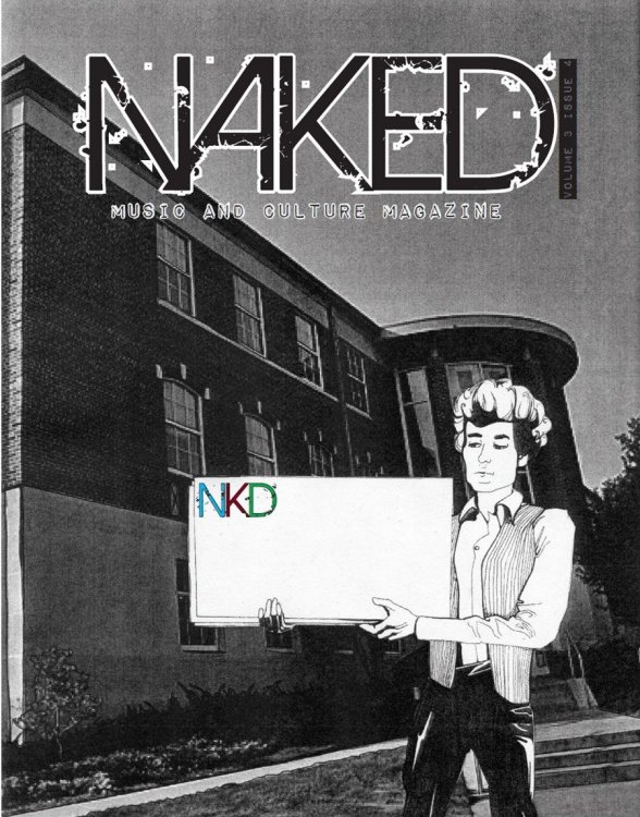 naked magazine Bob Dylan front cover
