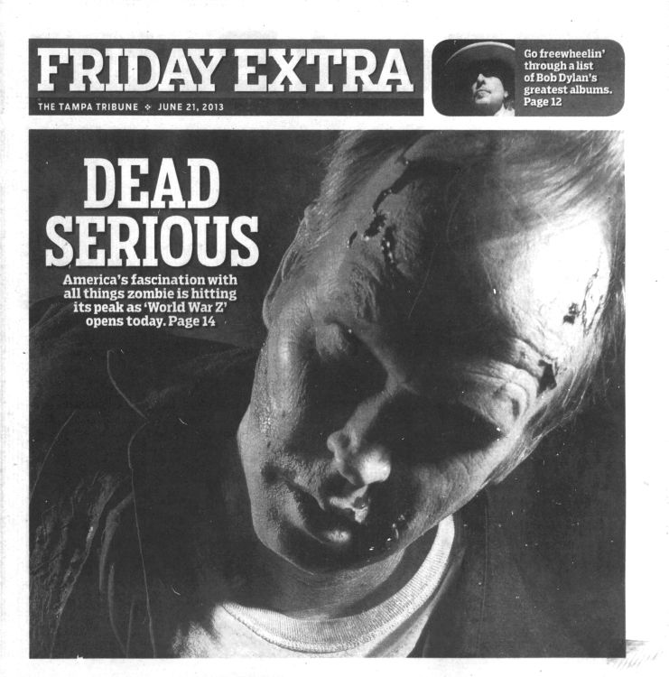 tampa tribune Dylan front cover