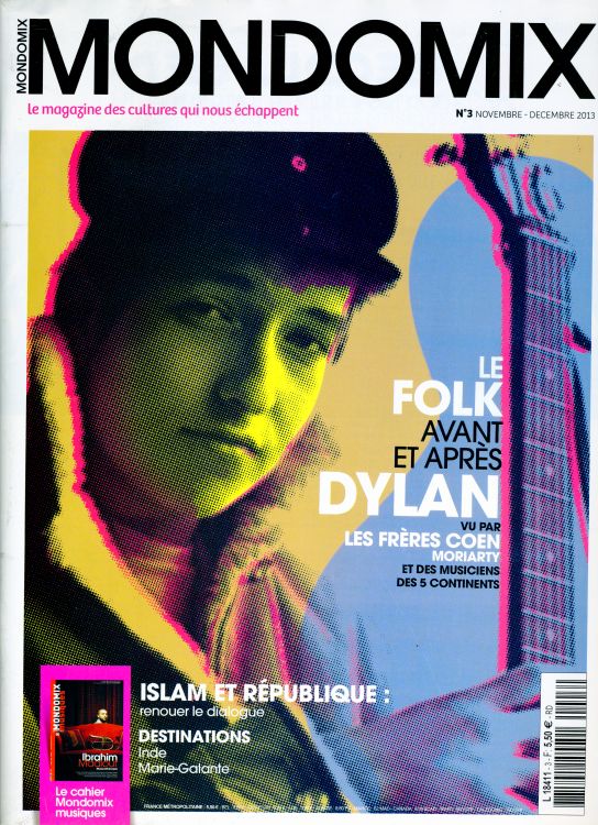 mondomix magazine Bob Dylan front cover