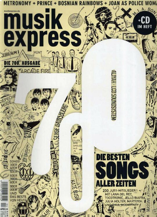 musik express January 2017 magazine Bob Dylan front cover