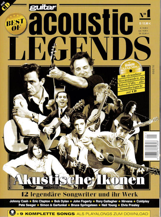 acoustic legends magazine Bob Dylan front cover