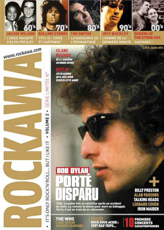 rockawa volume 2 magazine bob dylan front cover