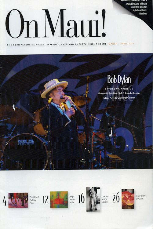on maui! usa magazine Bob Dylan cover story