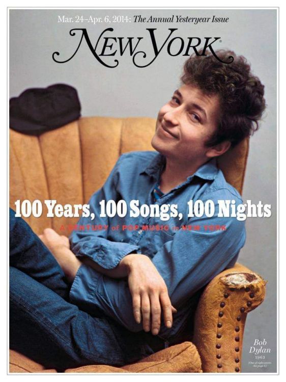 new york magazine 2014 Bob Dylan front cover