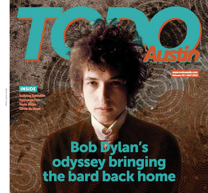 todo austin magazine Bob Dylan front cover