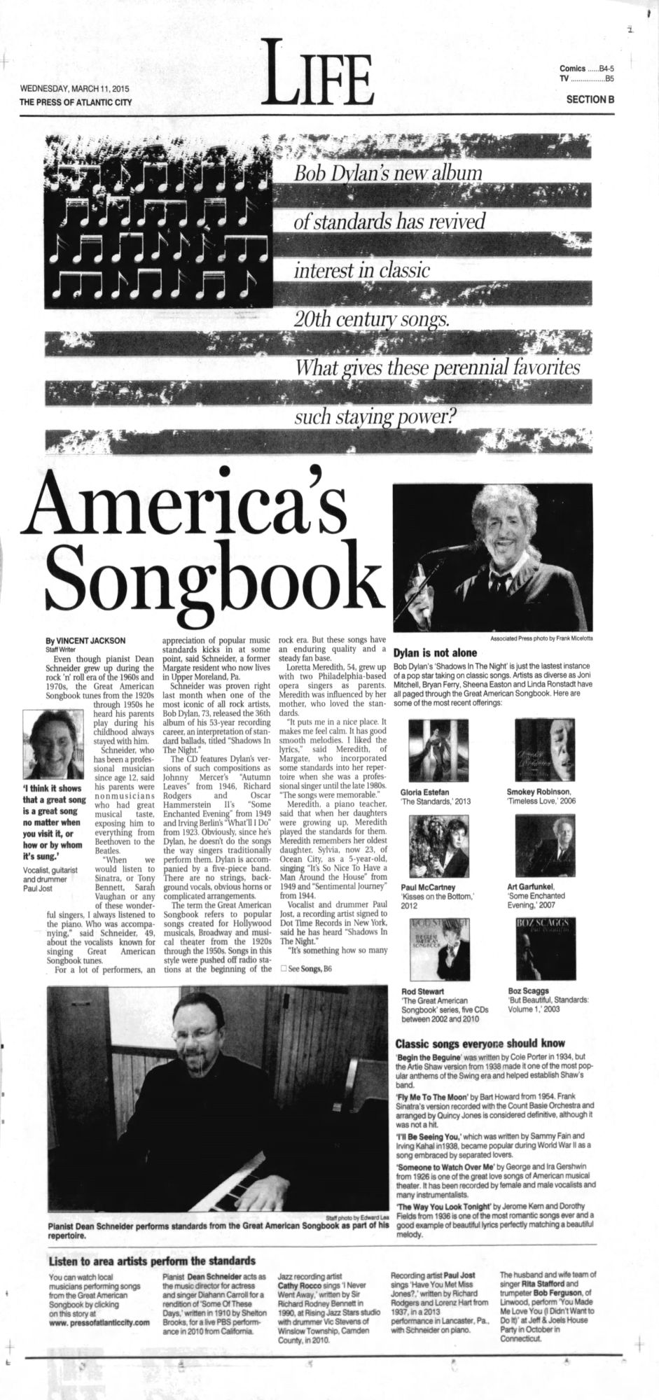 Atlantic City Bob Dylan front cover