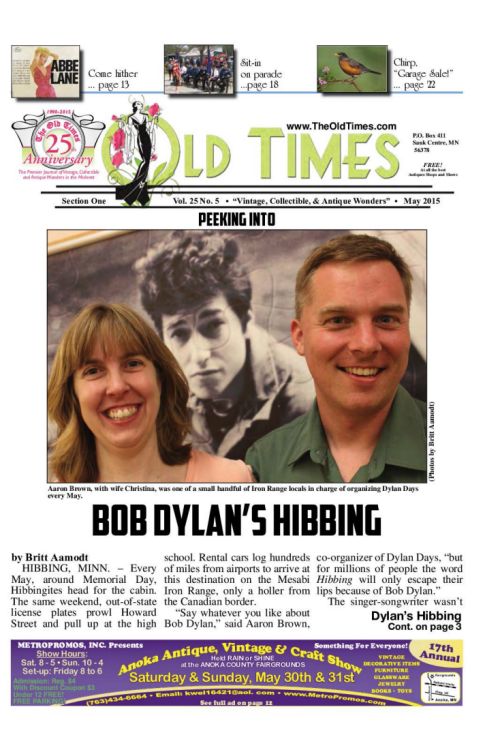 old times usa Bob Dylan front cover