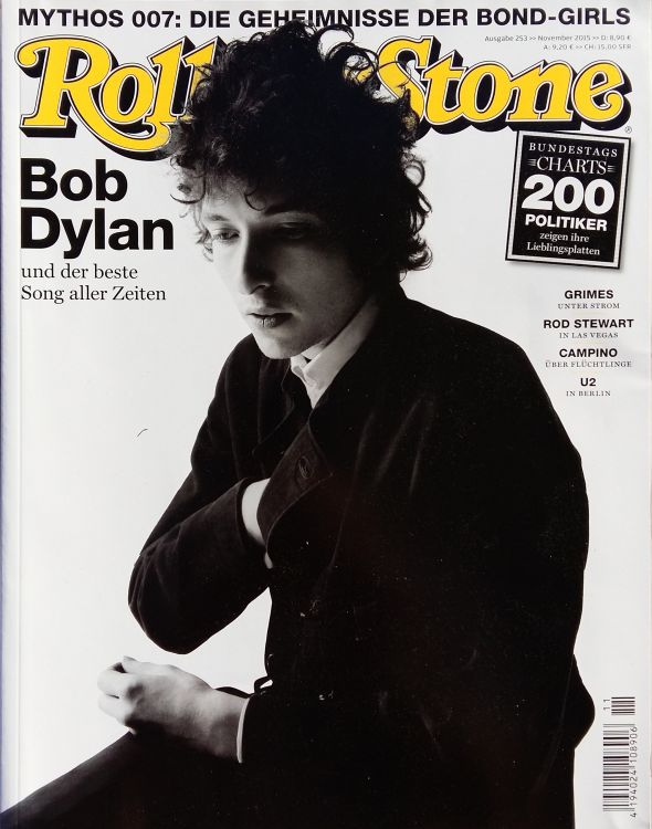 rolling stone magazine germany #253 Bob Dylan front cover