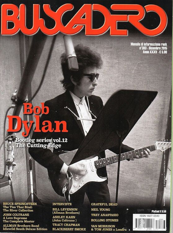 Buscadero magazine 383 Bob Dylan front cover