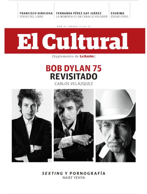 la razon el cultural magazine Bob Dylan front cover