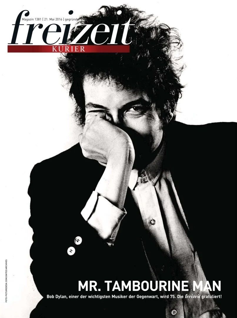 freizeit kurier austria magazine Bob Dylan front cover