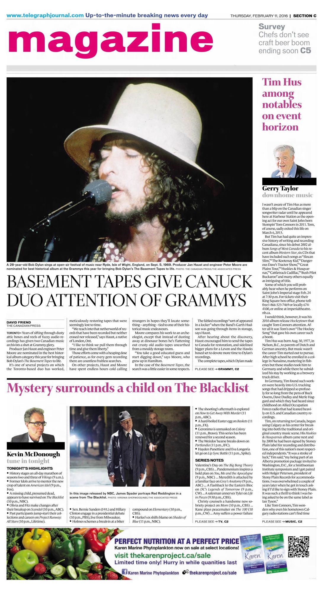 the sun Bob Dylan front cover