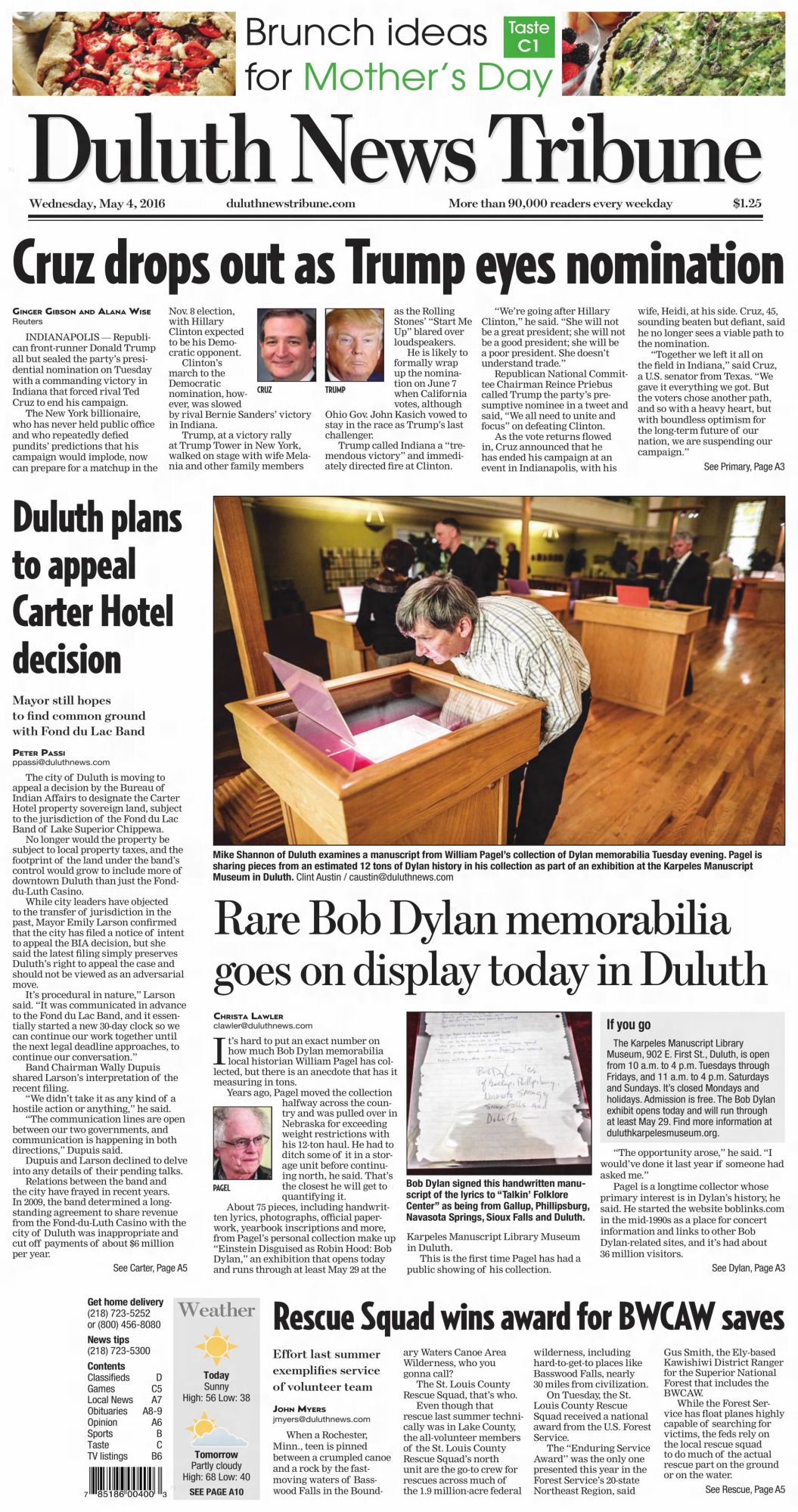 Duluth News Tribute