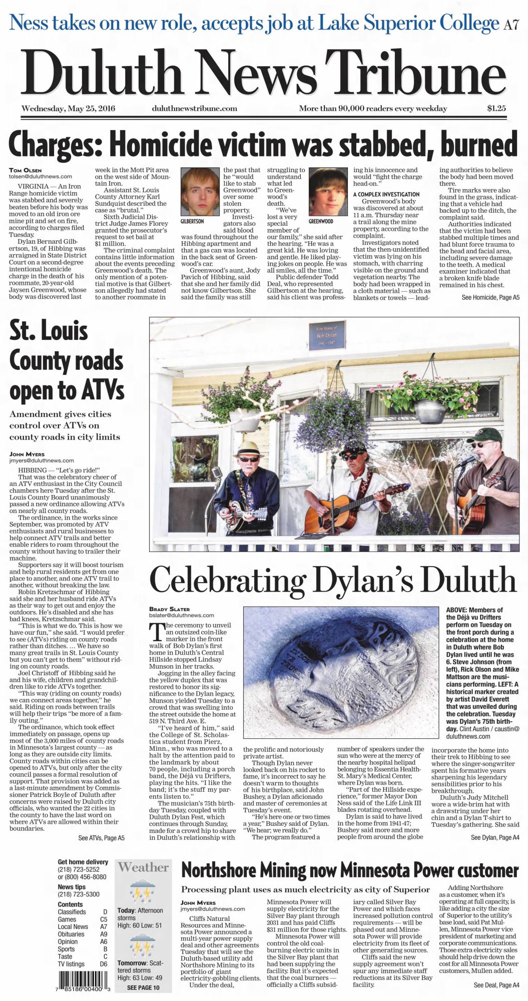 Duluth News Tribute