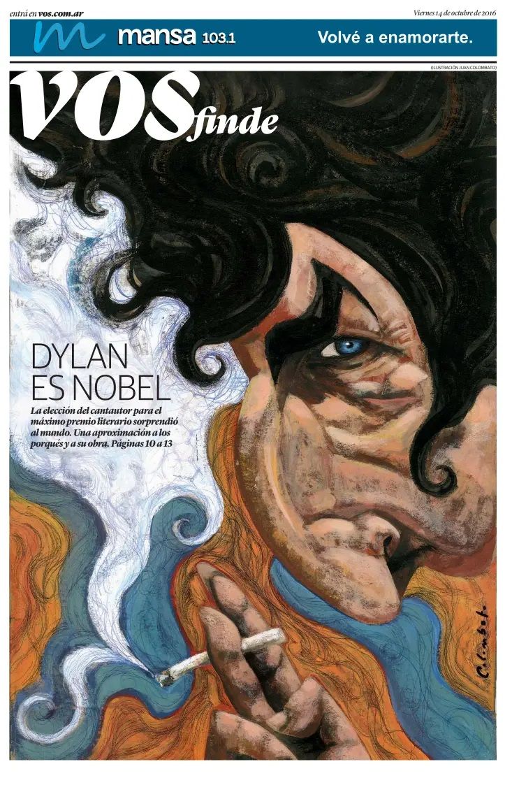 uno 2016 magazine Bob Dylan front cover