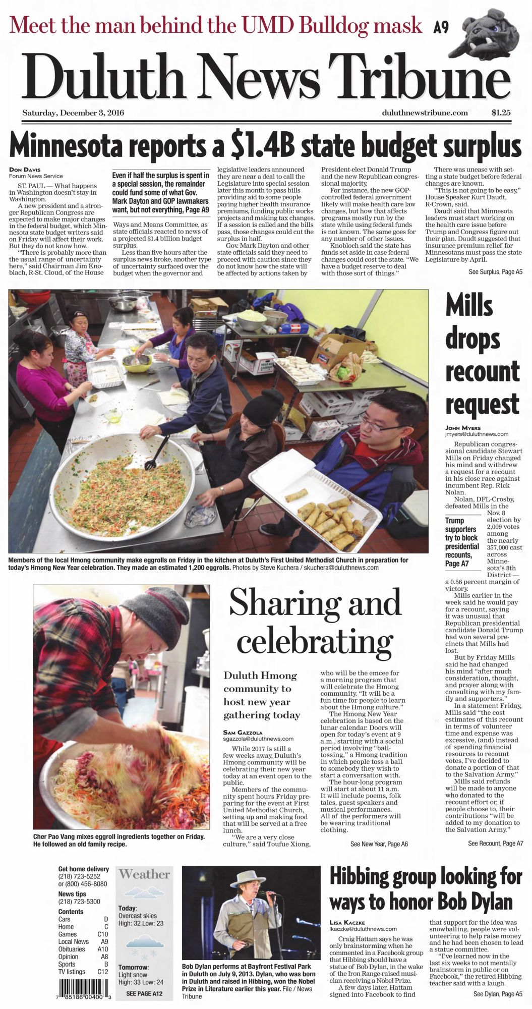 Duluth News Tribute