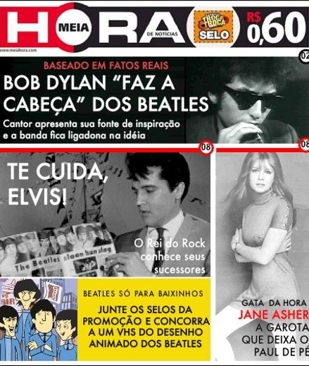 Meia Hora de Noticias 2017 Bob Dylan front cover