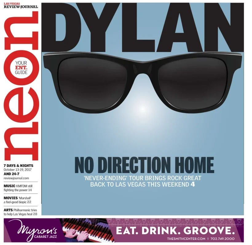 neon usa 2017 magazine Bob Dylan front cover