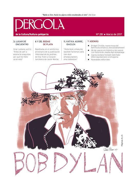 Bilbao, spain magazine Bob Dylan front cover