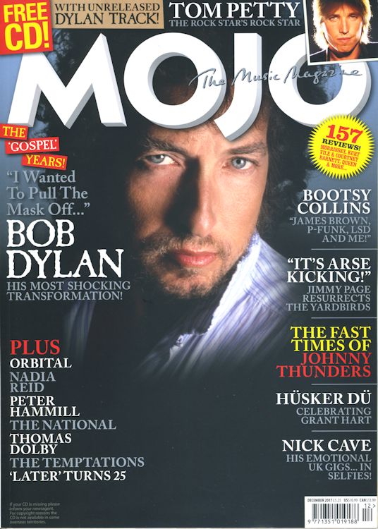 Mojo October 2017 magazine Bob Dylan front cover