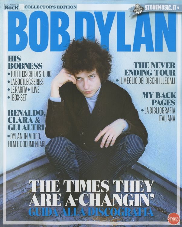 classic rock italy December 2018 front Bob Dylan front cover