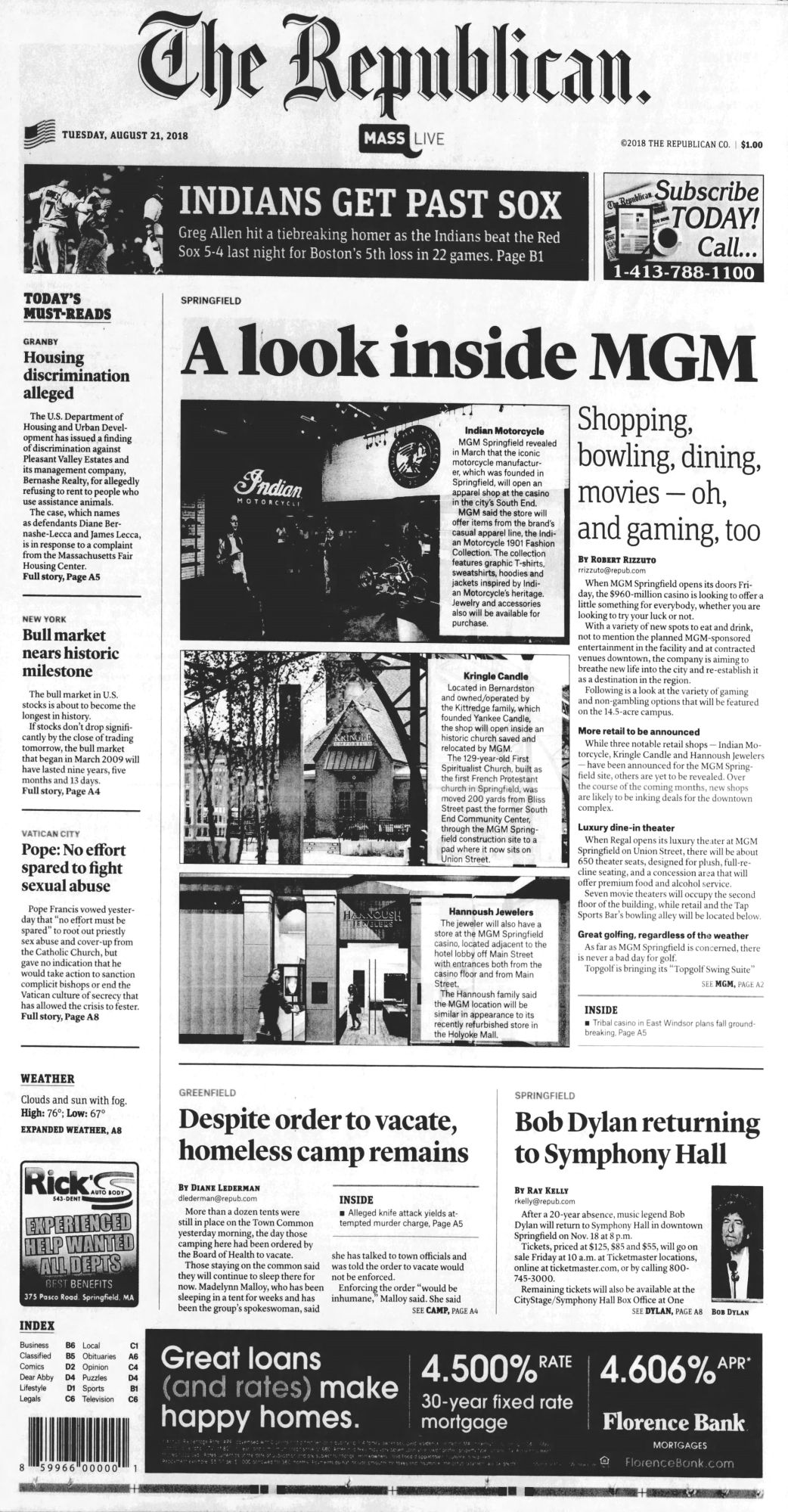 The Republican Bob Dylan front cover