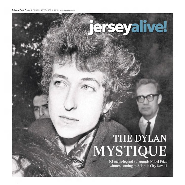 Asbury Park Press Bob Dylan front cover