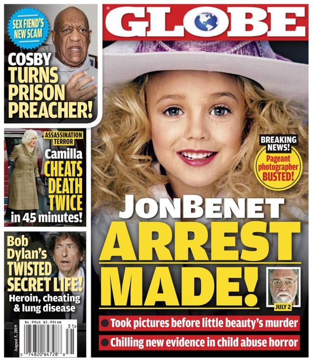 globe 2019 08 05 uk magazine Bob Dylan front cover