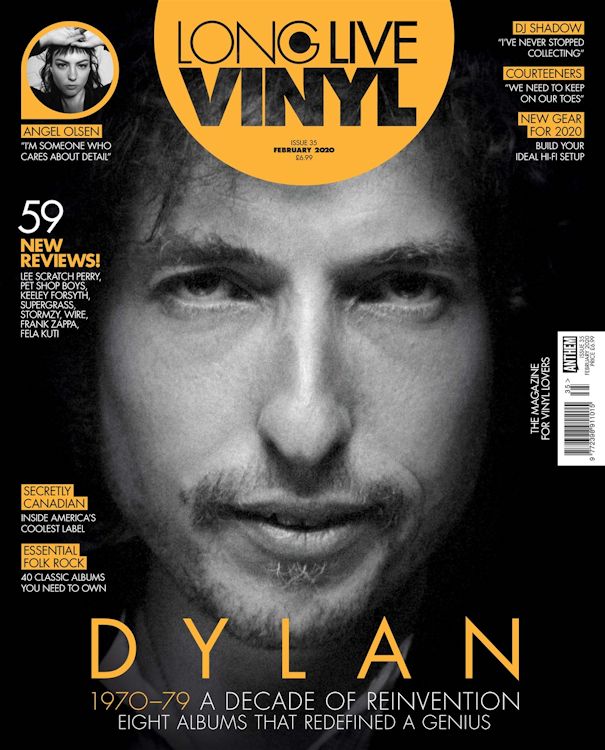 long live vinyl 35 magazine Bob Dylan front cover