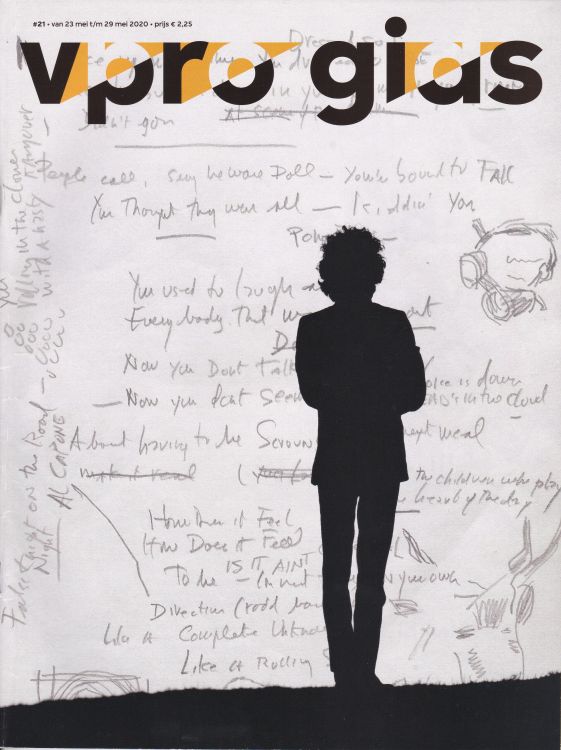 vpro gids magazine Bob Dylan front cover