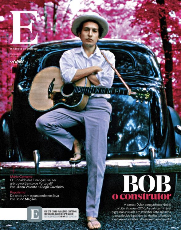 E magazine Bob Dylan front cover