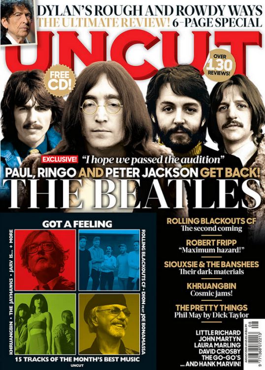 uncut magazine August 2020 Bob Dylan front cover