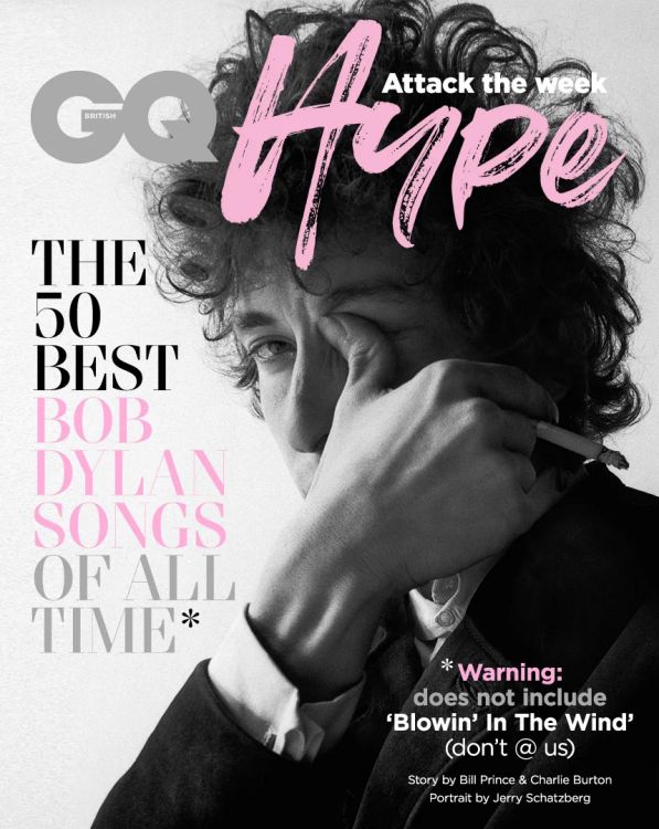 GQ british magazine 2020 Bob Dylan front cover
