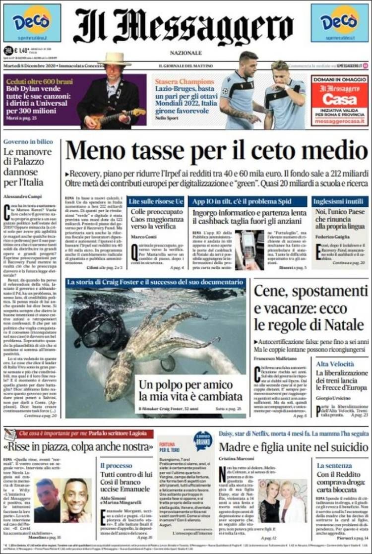 il messaggero bob dylan