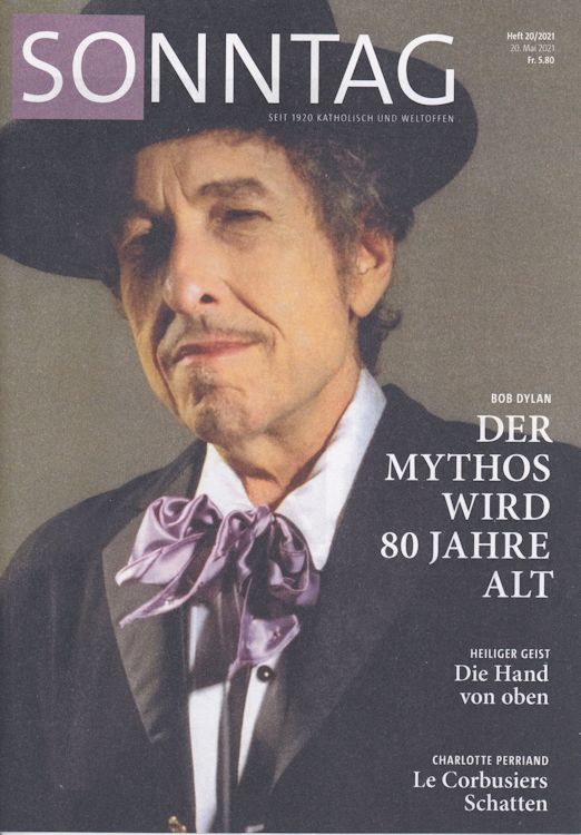 Sonntag magazine Bob Dylan front cover