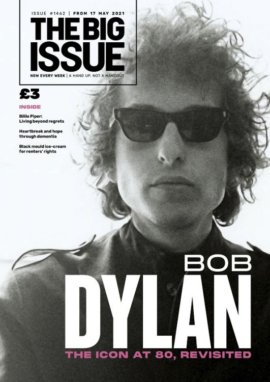 the big issue May 2021 magazine Bob Dylan cover story