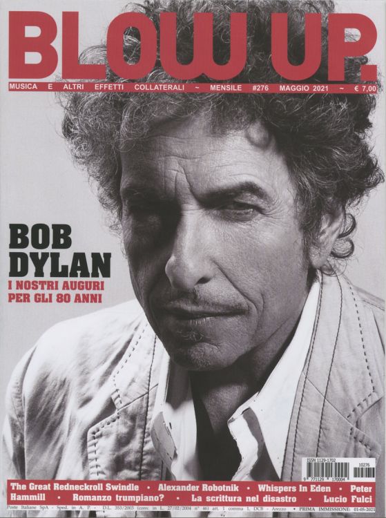blow up italy magazine Bob Dylan front cover
