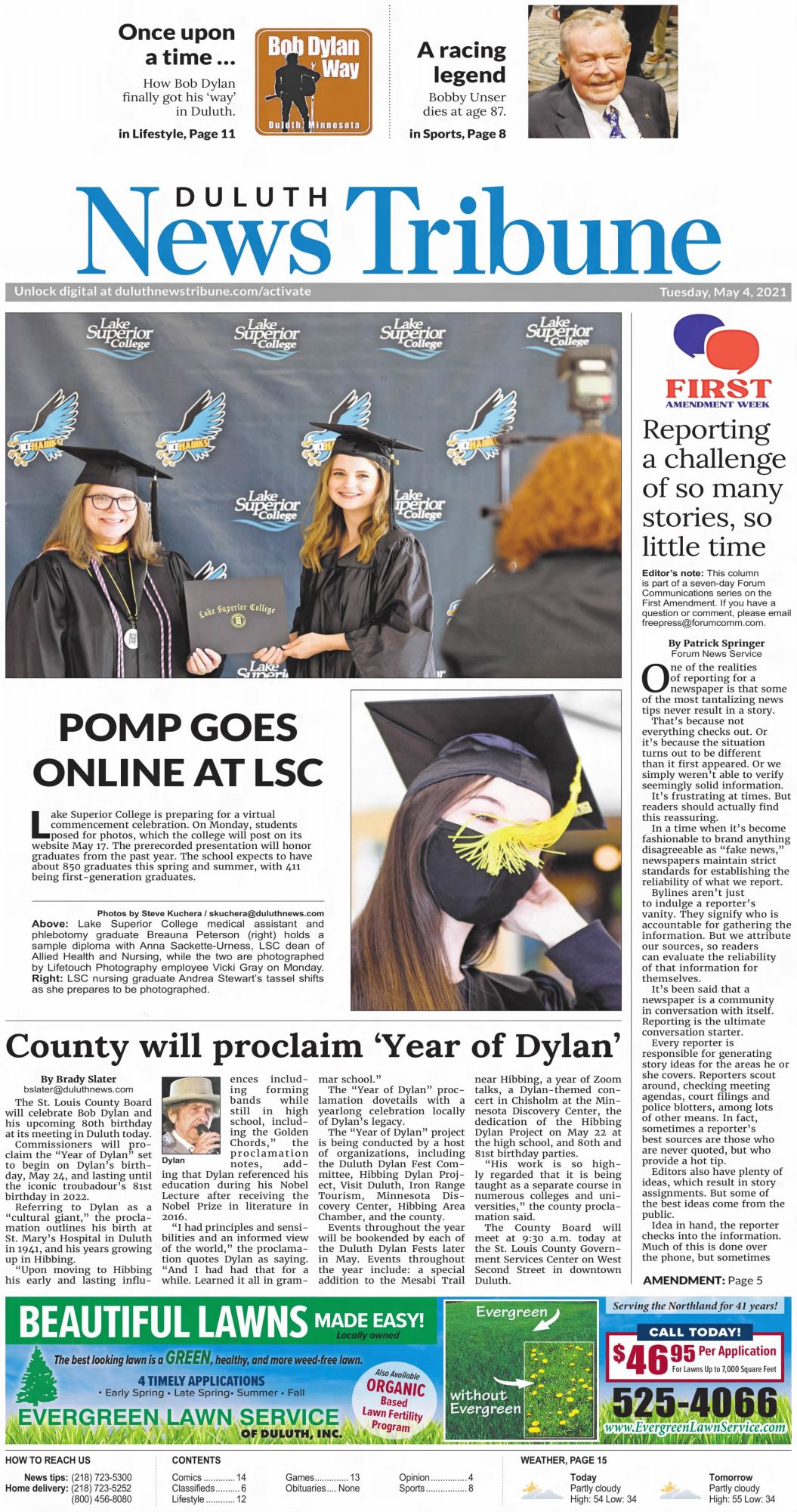 Duluth News Tribute