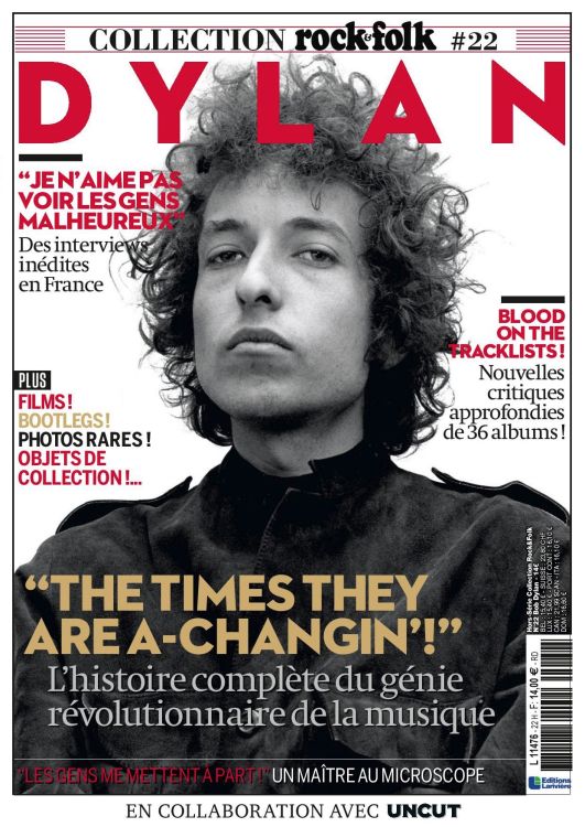 rock & folk magazine france special Bob Dylan march 2022