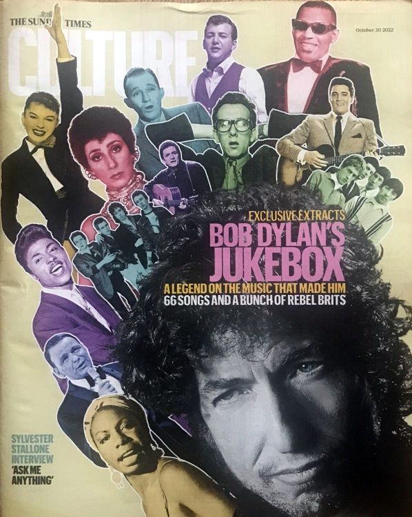 culture supplement Bob Dylan front cover