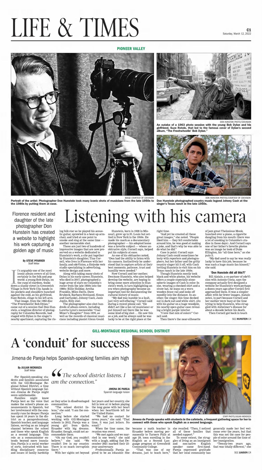 The Recorder Bob Dylan front cover