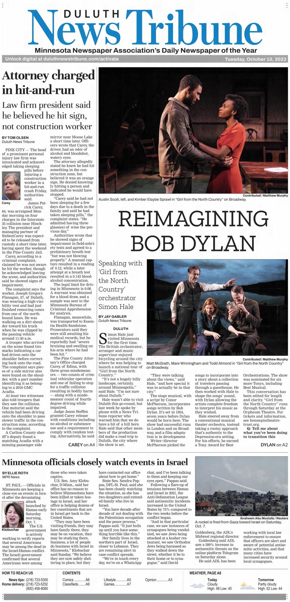 Duluth News Tribute
