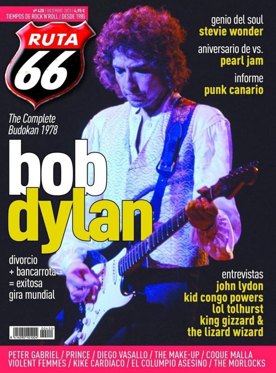 ruta 66 #384 magazine Bob Dylan front cover