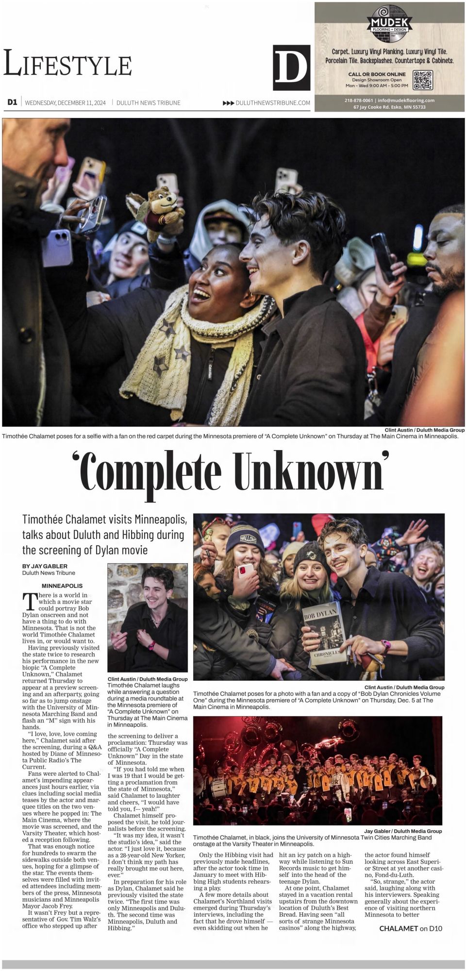 Duluth News Tribute